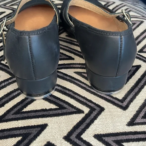 Bloch Ladies Tap-On Leather Tap Shoes Mary Jane Size 4 - Picture 4 of 8